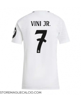 Real Madrid Vinicius Junior #7 Maglia Gara Casa Repliche 2024-25 Donna
